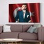 Türk Bayrağı Atatürk Kanvas - Canvas Tablo 1