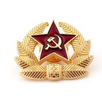 Solfera Kızıl Yıldız S.s.c.b. Orak Çekiç Çelenk Sovyet Pin Rozet RZ010