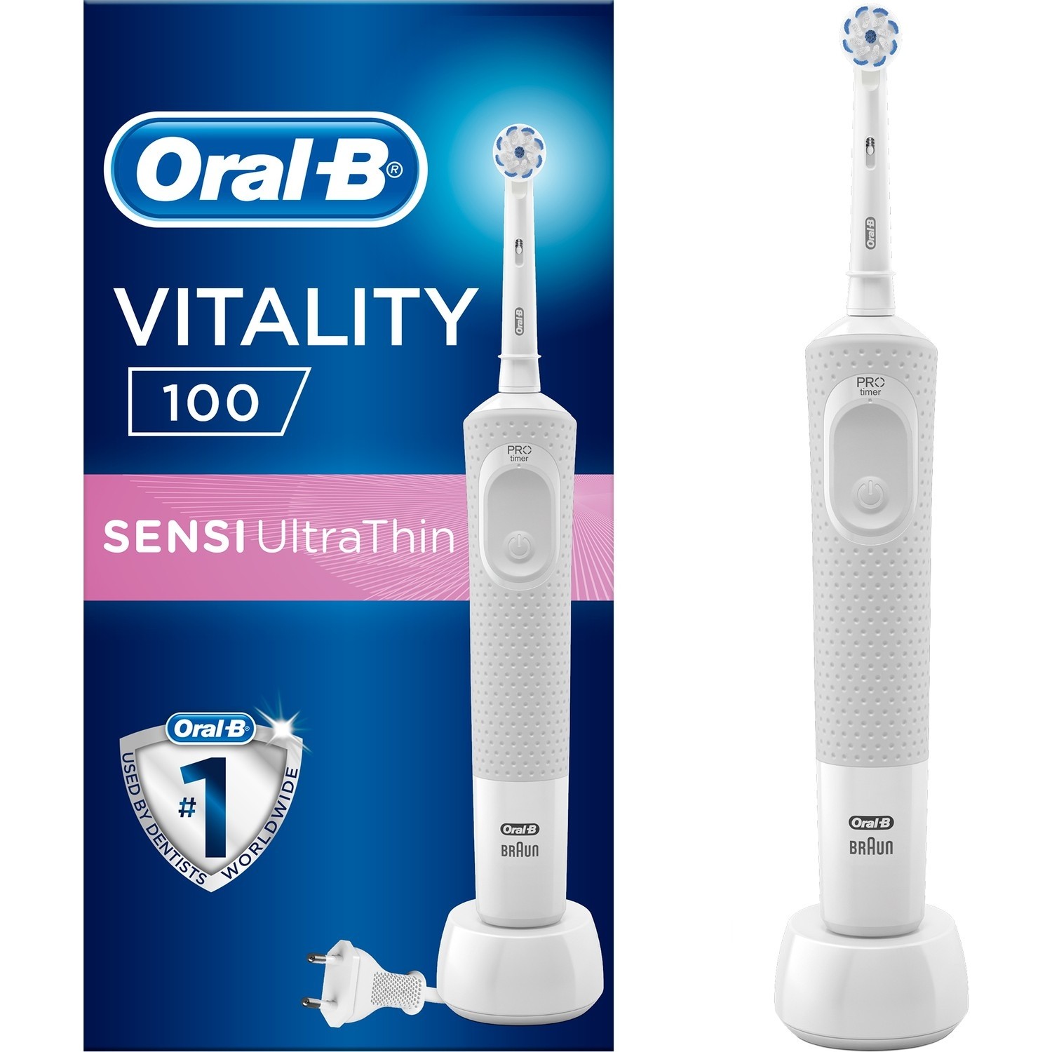 Oral-B 100 Quadrant Sensi Ultra Thin Şarjlı