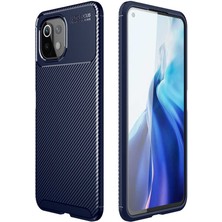 MobaxAksesuar Xiaomi Mi 11 Lite Kılıf Karbon Silikon Case