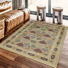 İnka Halı Antibakteriyel Yıkanabilir Kaymaz Dot Taban Dijital Baskı Salon Halısı MRC45