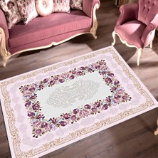 İnka Halı Antibakteriyel Yıkanabilir Kaymaz Dot Taban Dijital Baskı Salon Halısı MRC104