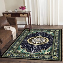 İnka Halı Antibakteriyel Yıkanabilir Kaymaz Dot Taban Dijital Baskı Salon Halısı MRC184