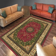 İnka Halı Antibakteriyel Yıkanabilir Kaymaz Dot Taban Dijital Baskı Salon Halısı MRC204