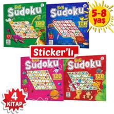 Yükselen Zeka Yayınları 5-8 Yaş Sticker’lı Sudoku Serisi