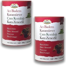 Yağız Acı Badem Karamürver Çam Kozalağı Bal Bitki Kar 2 x 240 gr