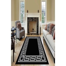 İnka Halı Antibakteriyel Yıkanabilir Kaymaz Dot Taban Dijital Baskı Salon Halısı MRC1517