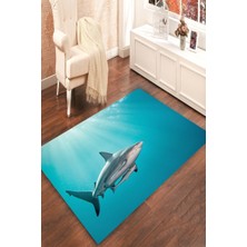 İnka Halı Antibakteriyel Yıkanabilir Kaymaz Dot Taban Dijital Baskı Salon Halısı MRC1809