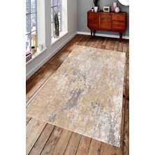 İnka Halı Antibakteriyel Yıkanabilir Kaymaz Dot Taban Dijital Baskı Salon Halısı MRC1470