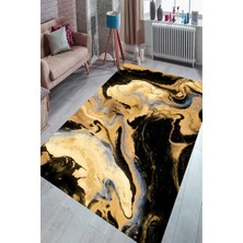 İnka Halı Antibakteriyel Yıkanabilir Kaymaz Dot Taban Dijital Baskı Salon Halısı MRC1756