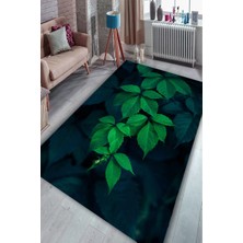 İnka Halı Antibakteriyel Yıkanabilir Kaymaz Dot Taban Dijital Baskı Salon Halısı MRC1768