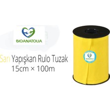 Bioanatolia Karasineksavar, 15CM x 100 Metre Sarı Rulo Tuzak