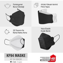 Saytek Med KF94 Maske (10 Adet / 1 Kutu)