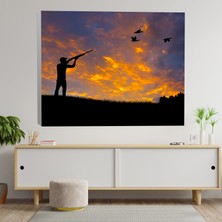 Deko Gonya Avcılık Kanvas Tablo