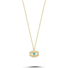 Koçak 14 Ayar Göz Figürlü Altın Kolye