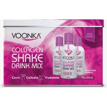 Voonka Collagen Shake Drink Mix Beyaz Üzüm Aromalı 15X50 ml
