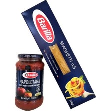 Barilla Spagetti Makarna 500 gr Barilla Napoletana Makarna Sos 400 Gr.