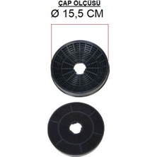 Serap Entegre 16 cm (15.5 cm )Universal Karbon Filtre