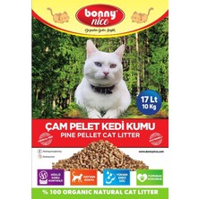 Bonny Nice Doğal Çam Peleti Kedi Kumu 10 kg 17 lt