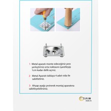 Turan Ahşap Koltuk Ayağı - Sehpa Ayağı - Baza Ayağı- Mobilya Ayağı -Ahşap Ayak / Uzunluk:15 cm / Çap:5.5 cm