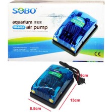 Sobo SB-648A Akvaryum Şeffaf Hava Motoru