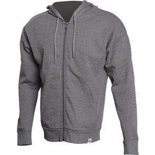 Hummel Hmlrick Zip Hoodie Erkek Günlük Ceket 921319-2833 Gri