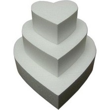 Sunman Sweetsorcery Strafor Kalp Maket Pasta 17 cm
