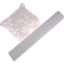 Sunman Partiniseç 100 Adet Plastik Balon Çubuğu, Balon Tutmacı