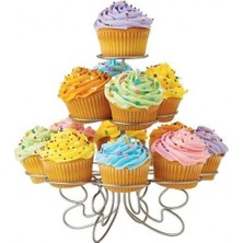 Mas Mutfak Muffin Cupcake Sunum Standı Metal 13LÜ