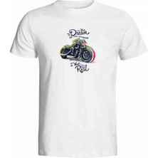 Hediye Panayırı Ilginç Tasarım Tshirtler Serisi I Want You For Real Baskılı Motorcu Tişört