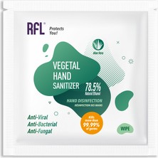Rfl Vegetal Hand Sanitizer Mendil - (10'lu Kutu)