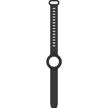 Microsonic Apple Airtag Kordon, Silicone Sport Band Siyah