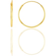 Söğütlü Silver Gümüş Halka Küpe