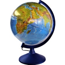 Gürbüz Işıklı Fiziki Yazılabilir Harita Dünya Küresi 30cm (Fiziki+Siyasi) 41303
