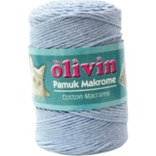 Olivin Pamuk Makrome 250 gr Mavi