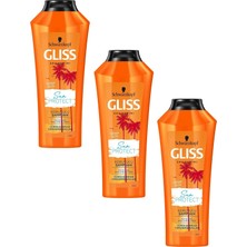 Gliss Summer Repair Sun Protect Koruyucu Şampuan 360 ml (3 Adet)