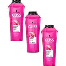 Gliss Supreme Length Uzun Saçlar Için Koruyucu Şampuan 360 ml (3 Adet)