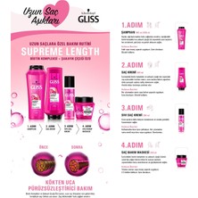 Gliss Supreme Length Uzun Saçlar Için Koruyucu Şampuan 360 ml (3 Adet)