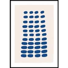 Beril Yamaç Design Studio Soyut Çizgili Illüstrasyon Poster 30X40CM