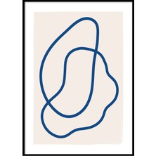 Beril Yamaç Design Studio Geometrik Soyut Daireler Illüstrasyon Poster 30X40CM