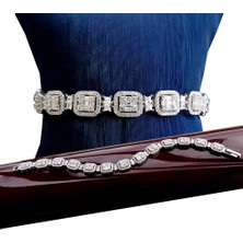 Tesbih Rüyası 925 Ayar Gümüş Pırlanta Model Bileklik