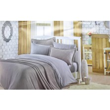 Hobby Natural Set Poplin Tek Kişilik Taupe - 102632