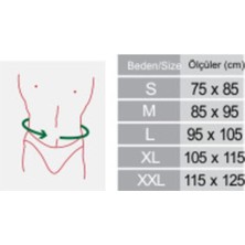 Medikalbim Dorselomber Çelik Balenli Bel Korsesi