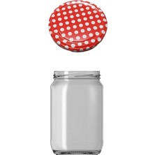 Paşabahçe Cam Kavanoz 720 cc Punatiyeli Kapaklı 10 Adet