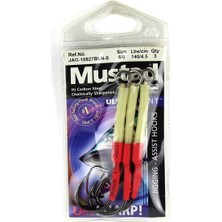 Mustad Jig Assist JAG-10827 Bln-S  6/0 3 Lü Pkt
