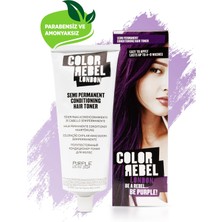 Color Rebel  London Parabensiz & Amonyaksız Mor Geçici Saç Boyası 100 ml