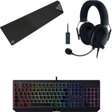 Razer Blackwidow + Razer Blackshark V2 USB Enchancer + Trust Gxt 758 Bundle