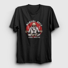 Presmono Unisex Siyah Master Roshi Anime Dragon Ball T-Shirt