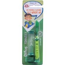 Difaş Frıendly Çocuk Diş Fırçası  Yeşil (Kum Saatli) Yumuşak Kıllar