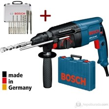 Bosch Gbh 2-26 Dre Profesyonel Kırıcı-Delici Matkap 800W + Bosch Sds-Plus Matkap Ucu ve Keski Seti 11'li